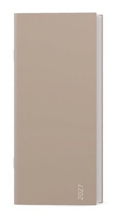 Diář měsíční - Božka - Color - Moka 2027, 7,9cm x 17,9cm, BMB9-9-27