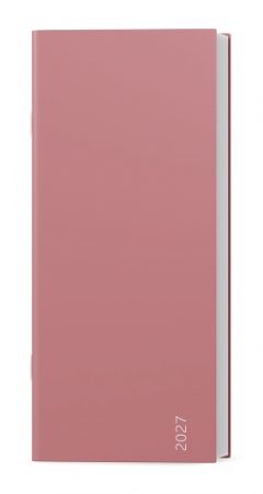 Diář měsíční - Božka - Color - Starorůžová 2027, 7,9cm x 17,9cm, BMB9-4-27