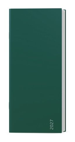 Diář měsíční - Božka - Color - Zelená 2027, 7,9cm x 17,9cm, BMB9-7-27