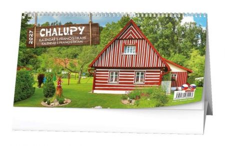 Kalendář stolní - Chalupy 2027, 30cm x 15cm, BSH4-27
