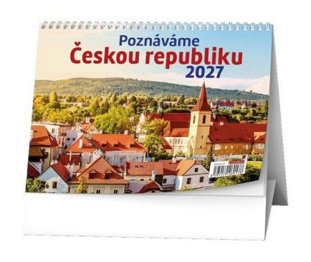 Kalendář stolní - Poznáváme Českou republiku 2027, 21cm x 15cm, BSH8-27