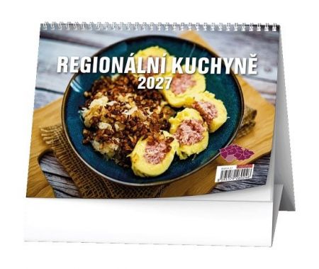 Kalendář stolní - Regionální kuchyně 2027, 21cm x 15cm, BSD14-27