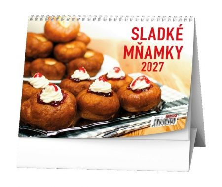 Kalendář stolní - Sladké mňamky 2027, 21cm x 15cm, BSD11-27