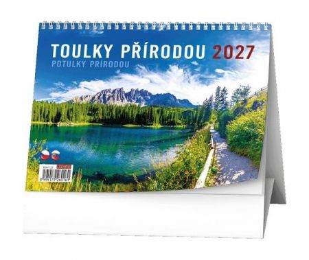 Kalendář stolní - Toulky přírodou 2027, 21cm x 15cm, BSH7-27