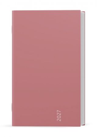 Diář týdenní - Alois - Color - Starorůžová 2027, 9cm x 15cm, BTA9-4-27