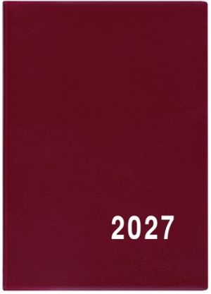 Diář týdenní - Hynek - PVC - bordó 2027, 5,75cm x 8cm, BTH1-3-27