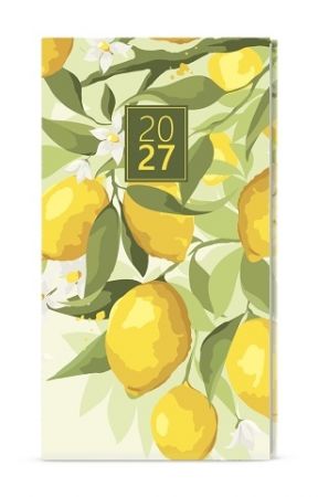 Diář týdenní - Jakub - Lamino - kapesní - Citron 2027, 7,5cm x 15cm, BTJ9-5-27