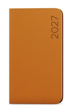 Diář týdenní - Jakub - Nuba - kapesní - písková 2027, 7,5cm x 15cm, BTJ22-30-27