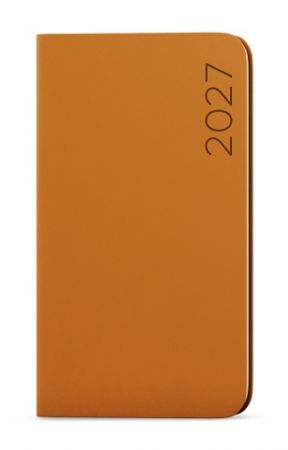 Diář týdenní - Jakub - Nuba - kapesní - písková 2027, 7,5cm x 15cm, BTJ22-30-27