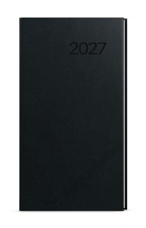 Diář týdenní - Jakub - Vivella - kapesní - černá 2027, 7,5cm x 15cm, BTJ6-2-27