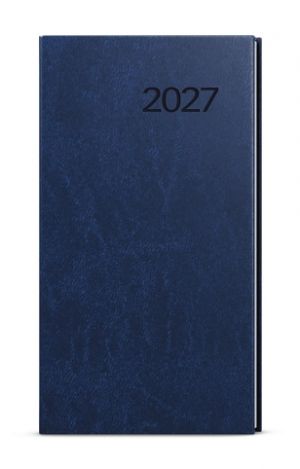 Diář týdenní - Jakub - Vivella - kapesní - modrá 2027, 7,5cm x 15cm, BTJ6-1-27