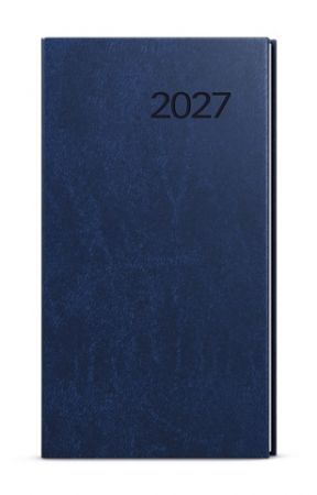Diář týdenní - Jakub - Vivella - kapesní - modrá 2027, 7,5cm x 15cm, BTJ6-1-27