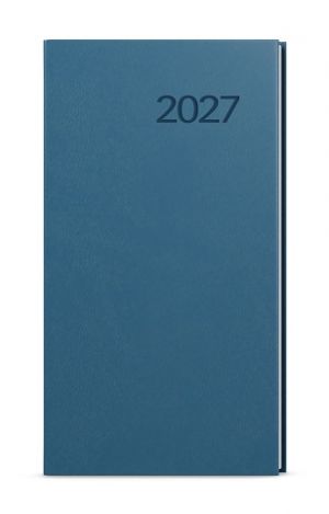 Diář týdenní - Jakub - Vivella - kapesní - petrolejová 2027, 7,5cm x 15cm, BTJ6-25-27
