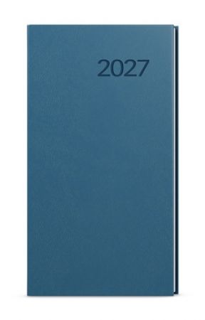 Diář týdenní - Jakub - Vivella - kapesní - petrolejová  2027, 7,5cm x 15cm, BTJ6-25-27