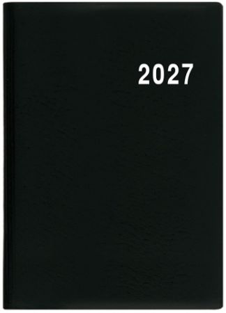 Diář týdenní - Ladislav - PVC - černá 2027, 7cm x 10cm, BTL1-2-27