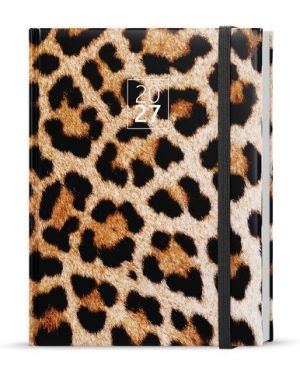 Diář týdenní - Prokop - Lamino - B6 - Leopard 2027, 12cm x 16,5cm, BTP9-2-27