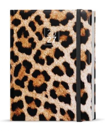 Diář týdenní - Prokop - Lamino - B6 - Leopard 2027, 12cm x 16,5cm, BTP9-2-27