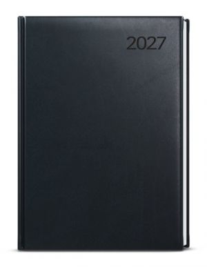 Diář týdenní - Tomáš - Vivella - A4 - černá 2027, 20cm x 28cm, BTT6-2-27