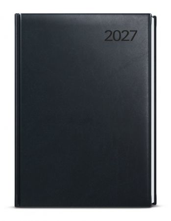 Diář týdenní - Tomáš - Vivella - A4 - černá 2027, 20cm x 28cm, BTT6-2-27