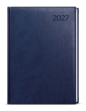 Diář týdenní - Tomáš - Vivella - A4 - modrá 2027, 20cm x 28cm, BTT6-1-27