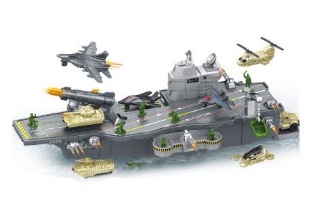 Letadlová loď s vozidly a vojáky set 47 cm