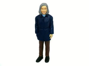 Figurka muž v bundě 12,6 cm