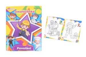 Omalovánka 12 stran Povolání