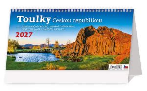 Kalendář stolní Toulky Českou republikou 2027, 30,1cm x 15cm, S51-27