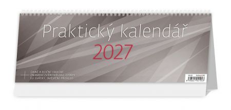 Kalendář stolní Praktický kalendář OFFICE 2027, 33,6cm x 12,1cm, S62-27-B
