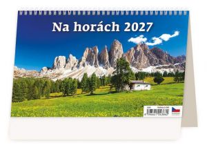Kalendář stolní Na horách – 14denní 2027, 22,6cm x 13,9cm, S29-27