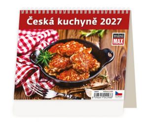 Kalendář stolní MiniMax Česká kuchyně 2027, 17,1cm x 13,9cm, SM01-27