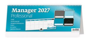 Kalendář stolní Manager Professional 2027, 33,6cm x 12,1cm, S59-27