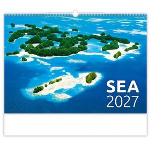 Kalendář nástěnný Sea 2027, 45cm x 31,5cm, N131-27