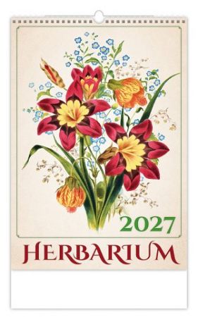 Kalendář nástěnný Herbarium 2027, 31,5cm x 45cm, N144-27