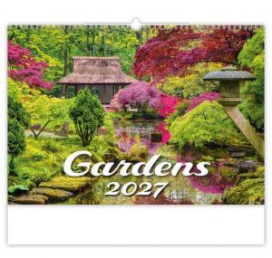 Kalendář nástěnný Gardens 2027, 45cm x 31,5cm, N130-27