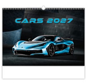 Kalendář nástěnný Cars 2027, 45cm x 31,5cm, N153-27