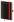 Diář týdenní kapesní Black Red s poutkem na propisku 2027, 9cm x 14cm, DB436-1-27