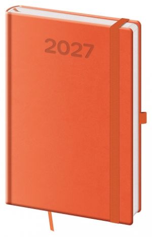 Diář týdenní A5 Print Pop - oranžová 2027, 13cm x 20,5cm, DPP420-10-27