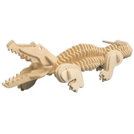 Woodcraft Dřevěné 3D puzzle Krokodýl