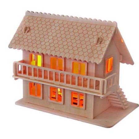 Woodcraft Dřevěné 3D puzzle Vila