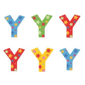 Bigjigs Toys Hvězdičkové písmenko Y