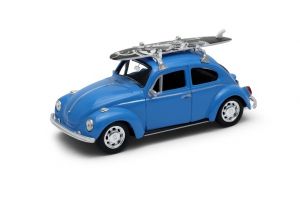 Welly Volkswagen Beetle model 1 : 34 modrý