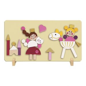 Detoa Magnetické puzzle princezny