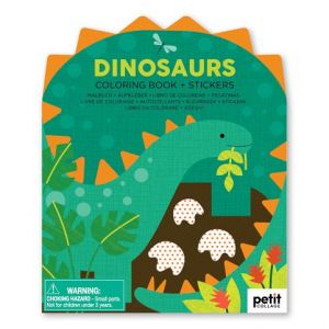 Petit Collage Omalovánka se samolepkami dinosauři