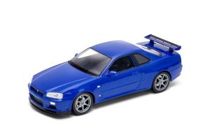 Welly Nissan Skyline GT-R - modré 1:24