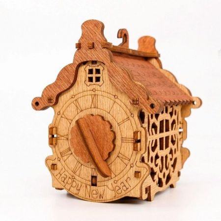 iDventure 3D dřevěná skládačka hlavolamu Šťastný nový rok