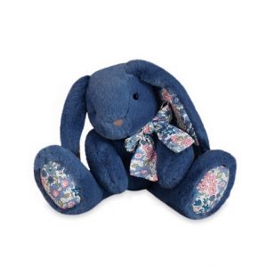 Doudou Histoire d‚Ours Plyšová zvířátka 20 cm 1 ks králíček modrý