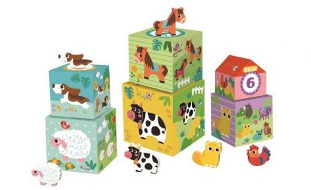 2Kids Toys Kostky se zvířátky Farma