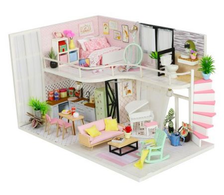 2Kids Toys miniatura domečku Dům Anniny růžové melodie