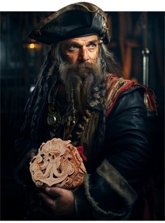 EscapeWelt Dřevěný hlavolam Blackbeard's Compass